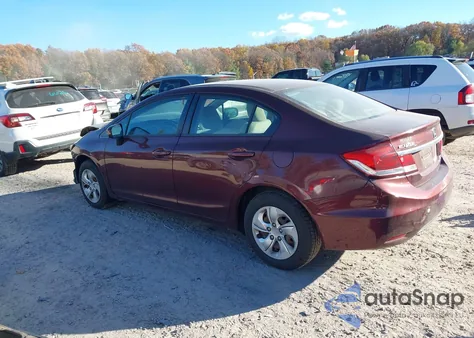 2015 Honda Civic Lx z USA, uszkodzony, nr VIN 19XFB2F52FE253145